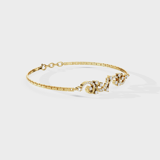 curvvs diamonds bracelet - Cyera Gems & Jewellery