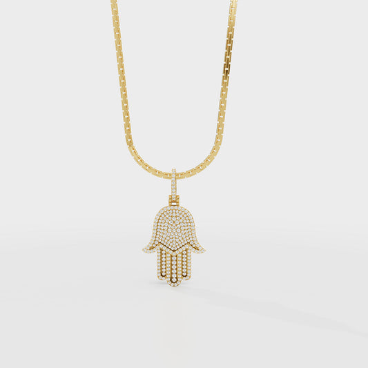 "Hamsa Hand Pendant - Cyera Gems & Jewellery"