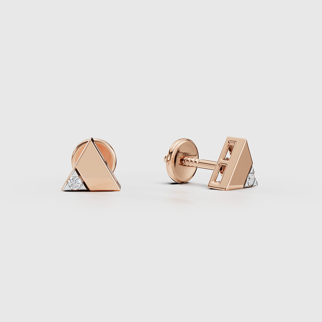 Gleam T Diamond Glow Earrings - Cyera Gems & Jewellery
