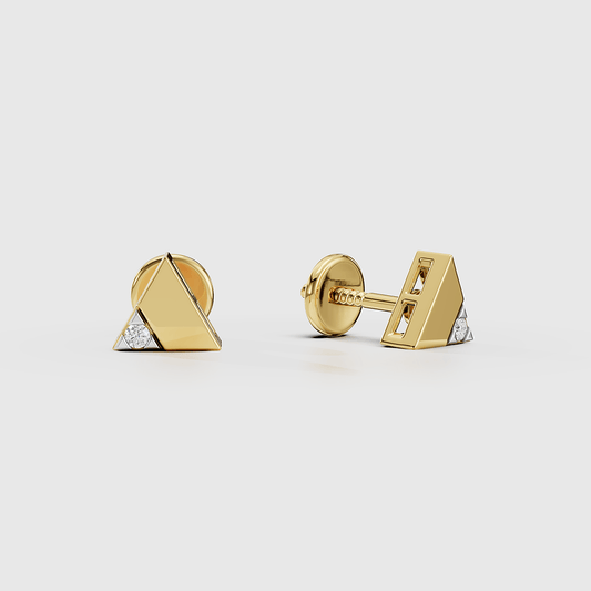 Gleam T Diamond Glow Earrings - Cyera Gems & Jewellery