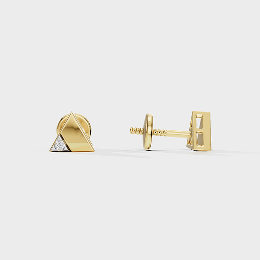 Gleam T Diamond Glow Earrings - Cyera Gems & Jewellery