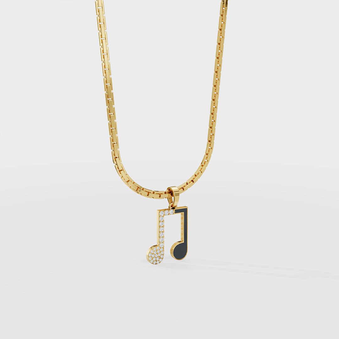 Harmony Gold Music Pendants - Cyera Gems & Jewellery