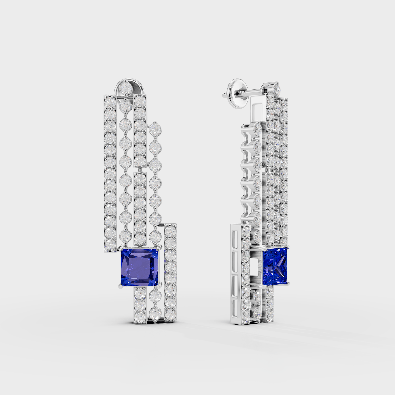 Lunaria Diamond Earring - Cyera Gems & Jewellery