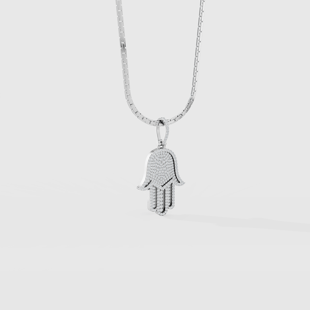 Hamsa Hand Pendant - Cyera Gems & Jewellery
