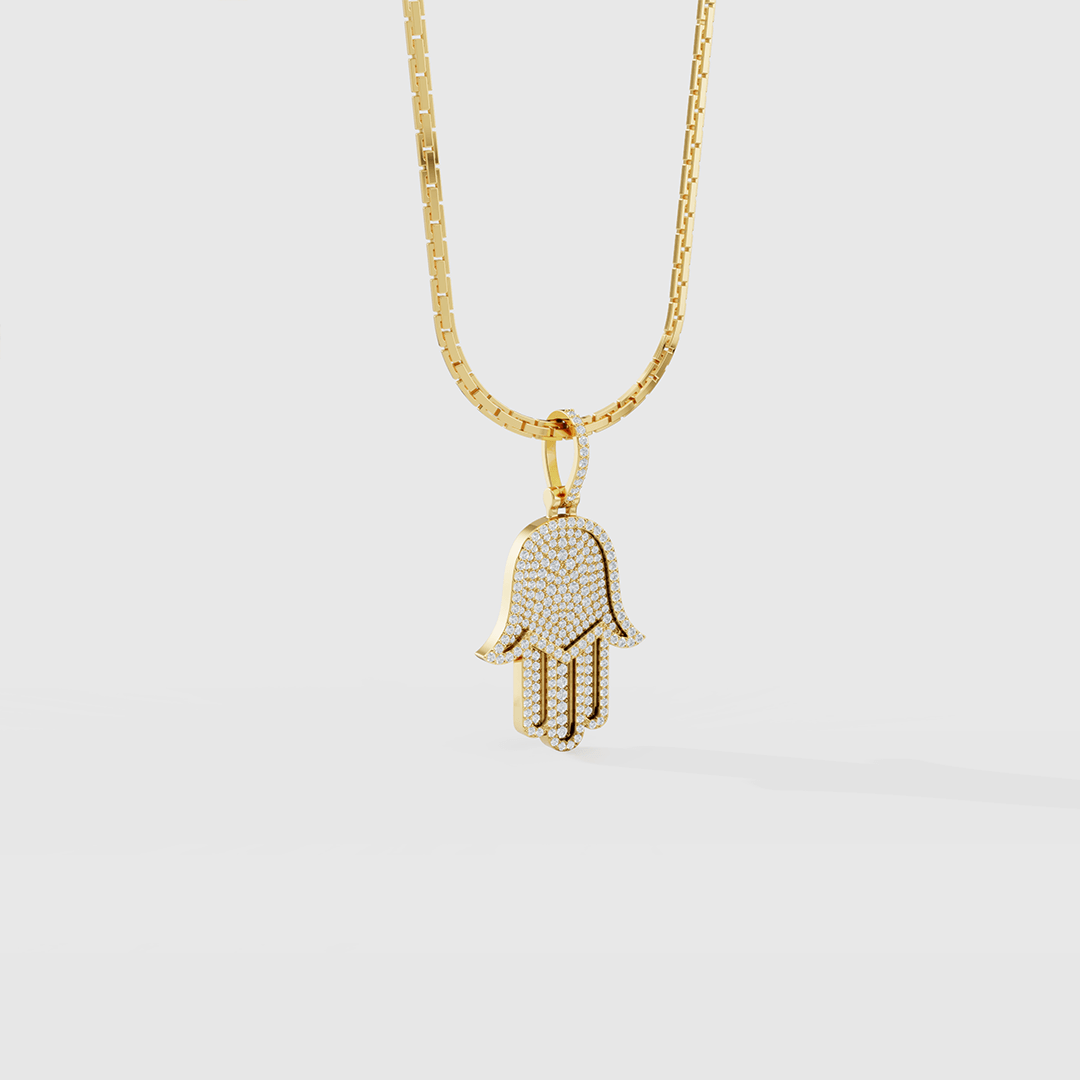 Hamsa Hand Pendant - Cyera Gems & Jewellery