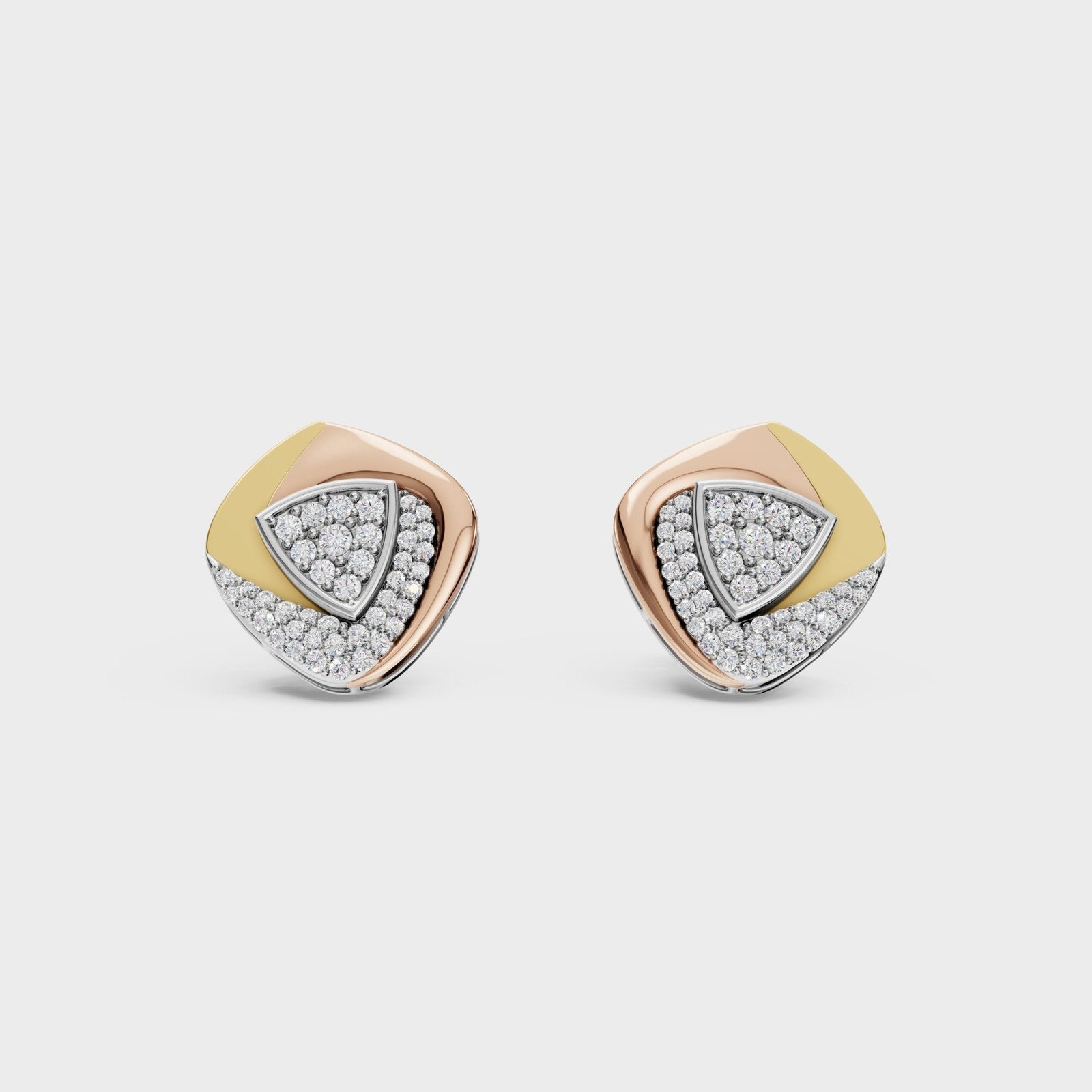 Triot Diamond Earrings - Cyera Gems & Jewellery