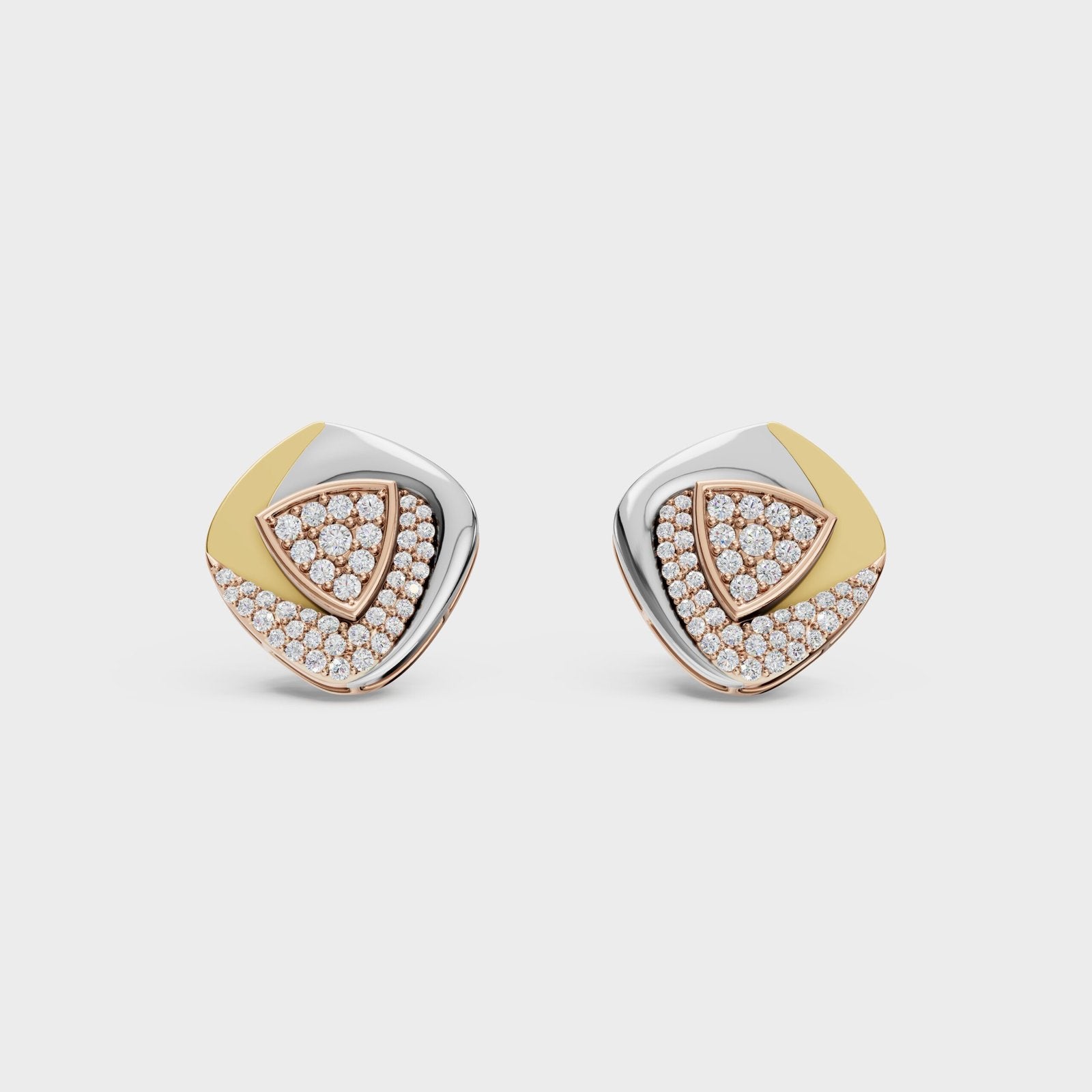 Triot Diamond Earrings - Cyera Gems & Jewellery