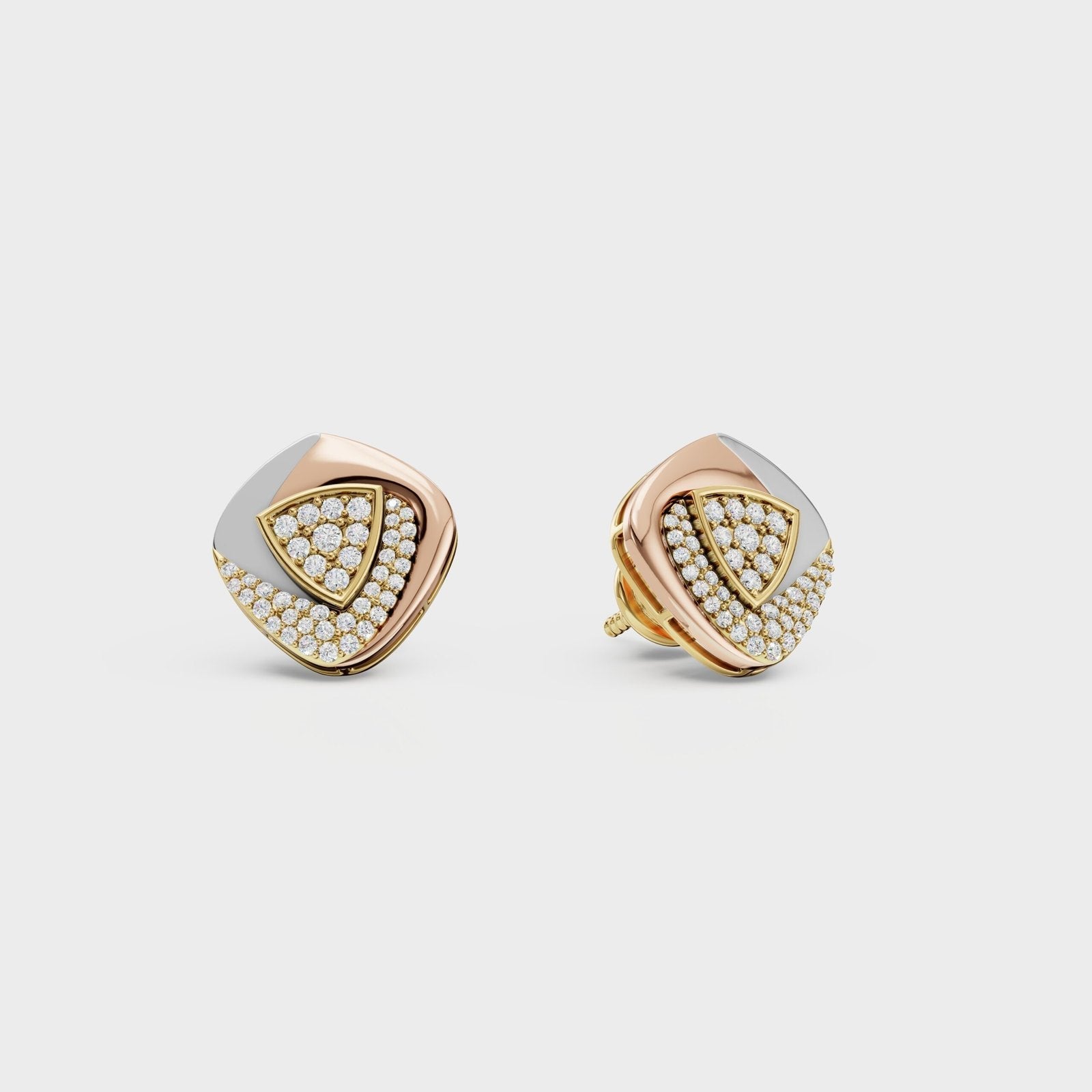 Triot Diamond Earrings - Cyera Gems & Jewellery