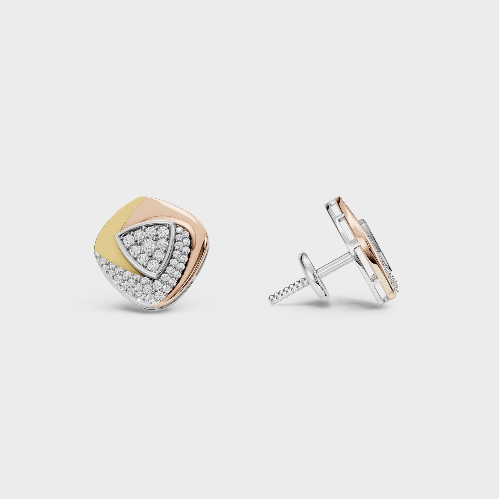 Triot - I Diamond Earrings - Cyera Gems & Jewellery